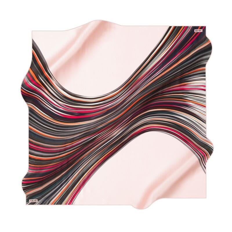 Aker Infinity Wave Silk Scarf No. 91 Silk Hijabs,Aker,Silk Scarves Aker 