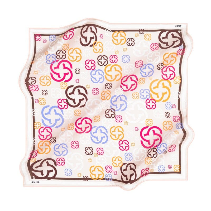 Aker Playful Pastels Silk Scarf Silk Hijabs,Aker,Silk Scarves Aker 