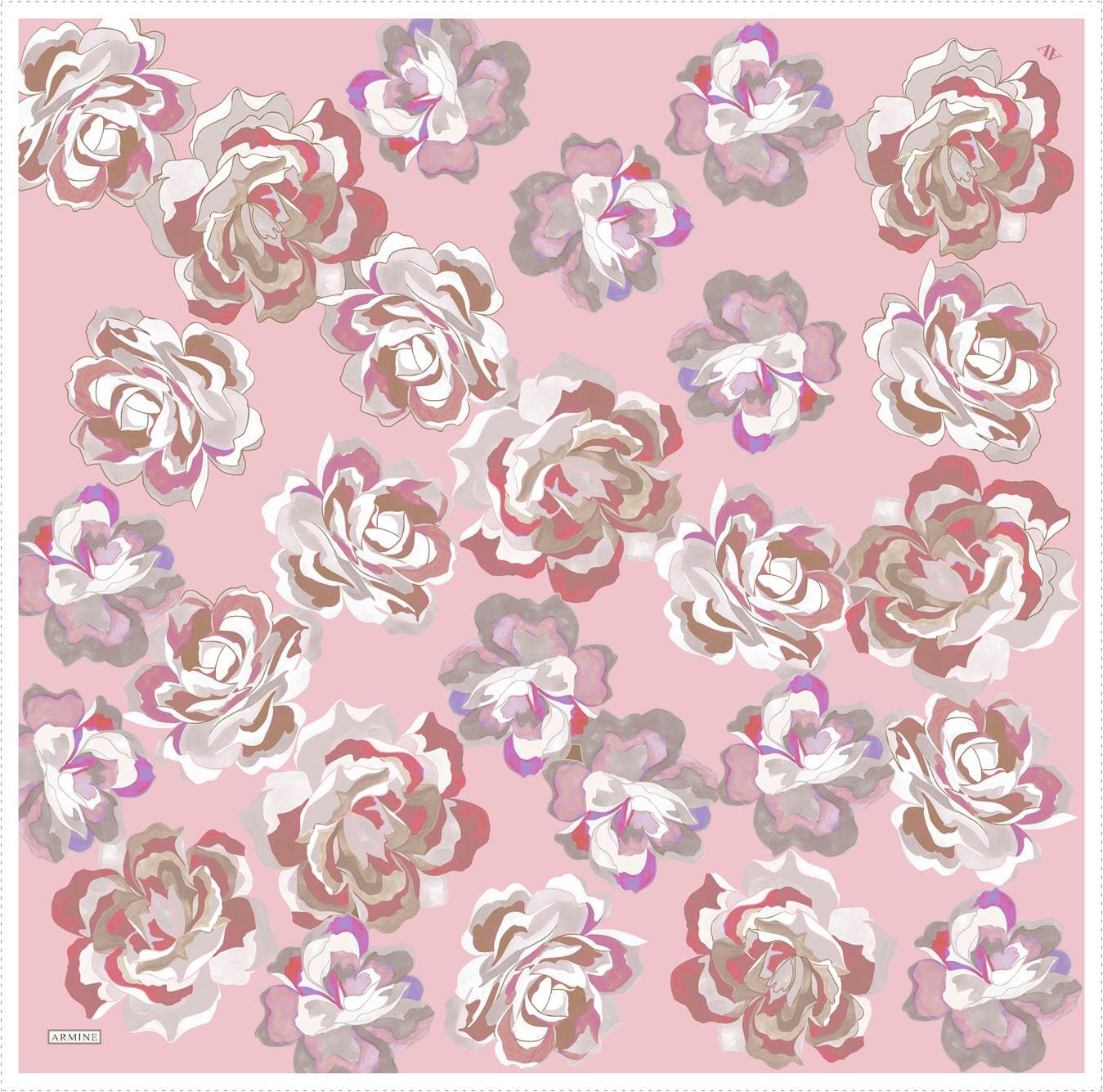 Armine Blooming Elegance Silk Scarf 