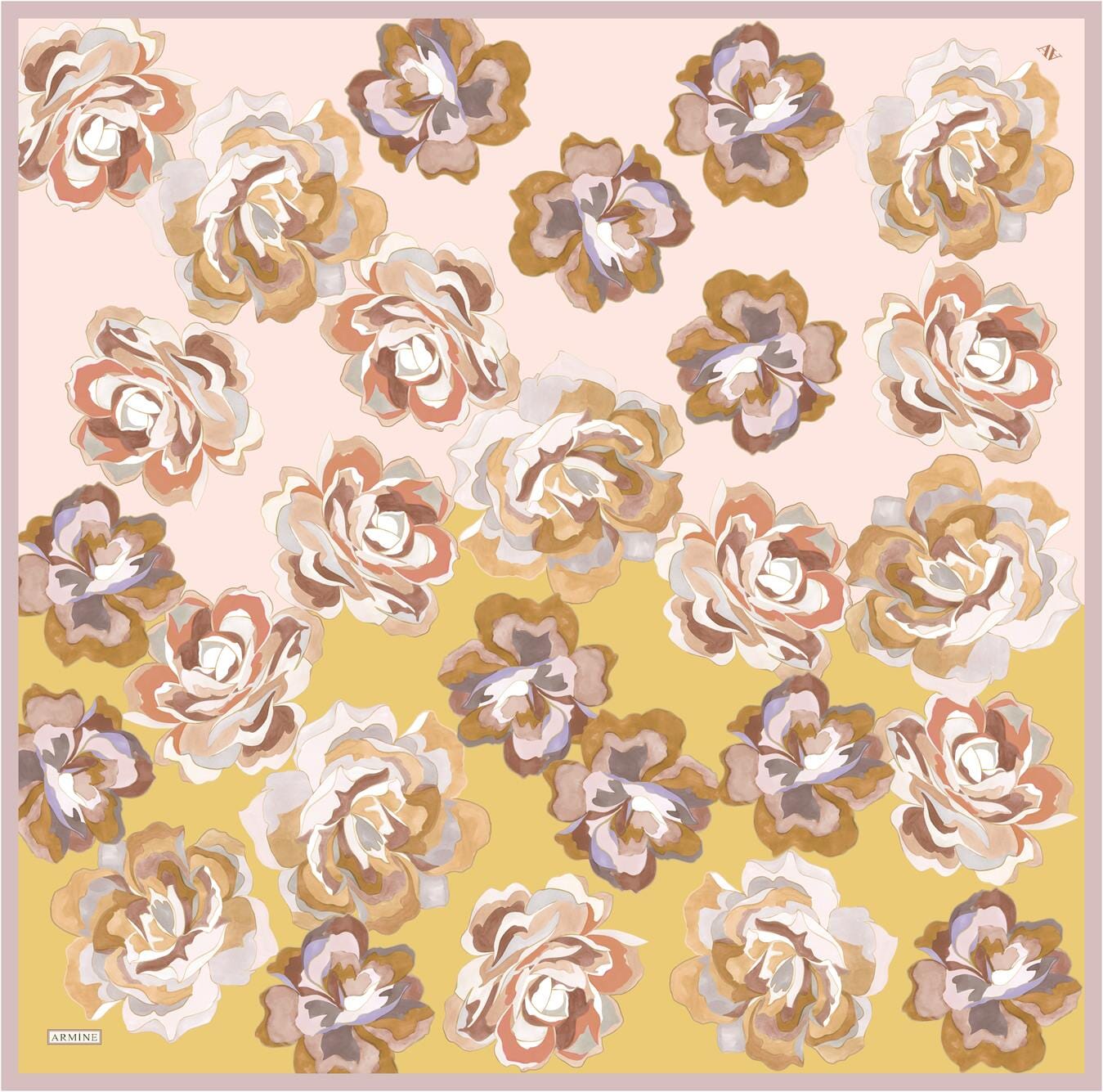 Armine Blooming Elegance Silk Scarf 