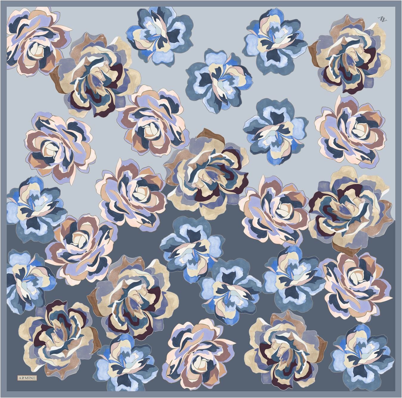 Armine Blooming Elegance Silk Scarf 