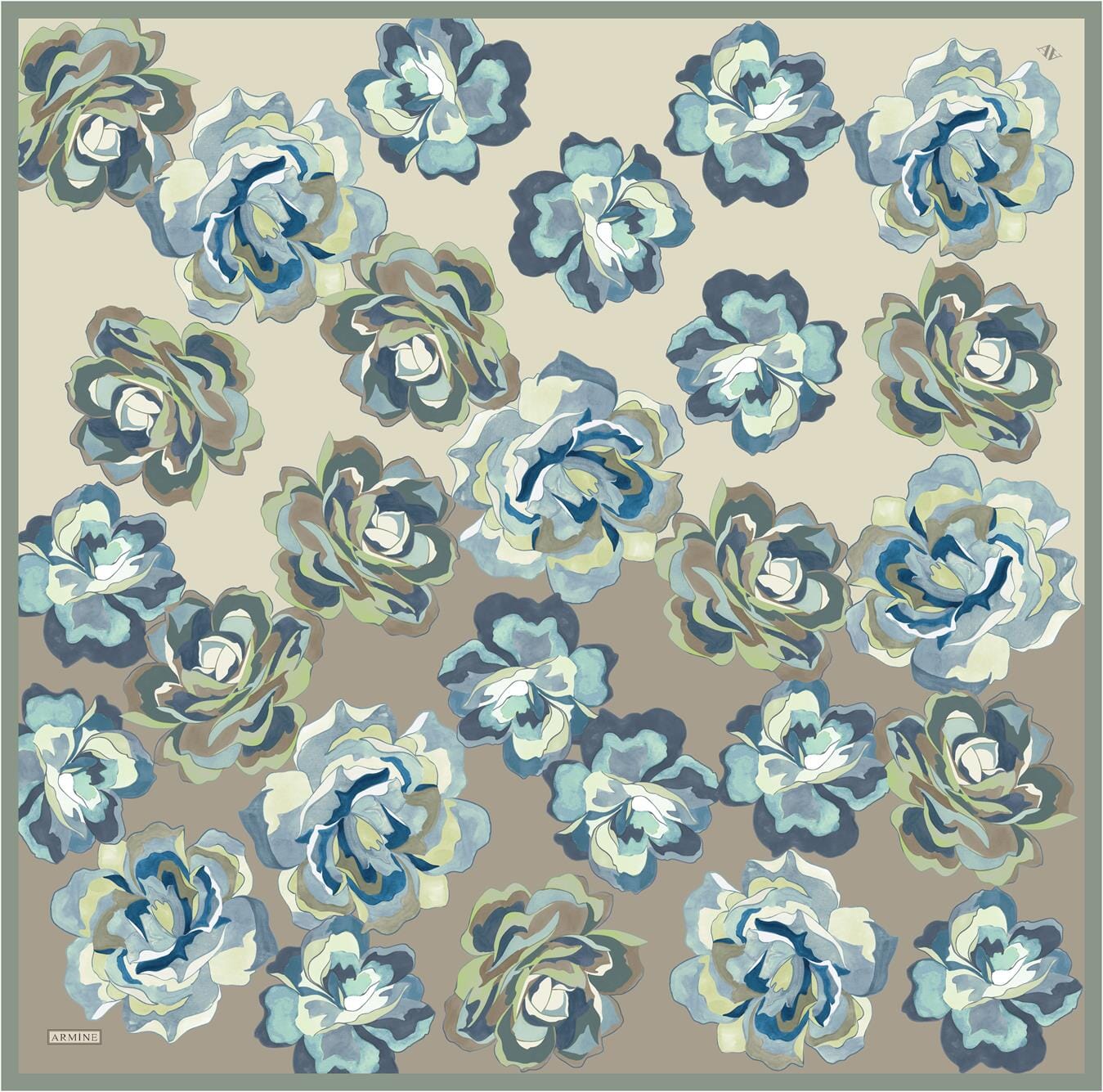 Armine Blooming Elegance Silk Scarf 