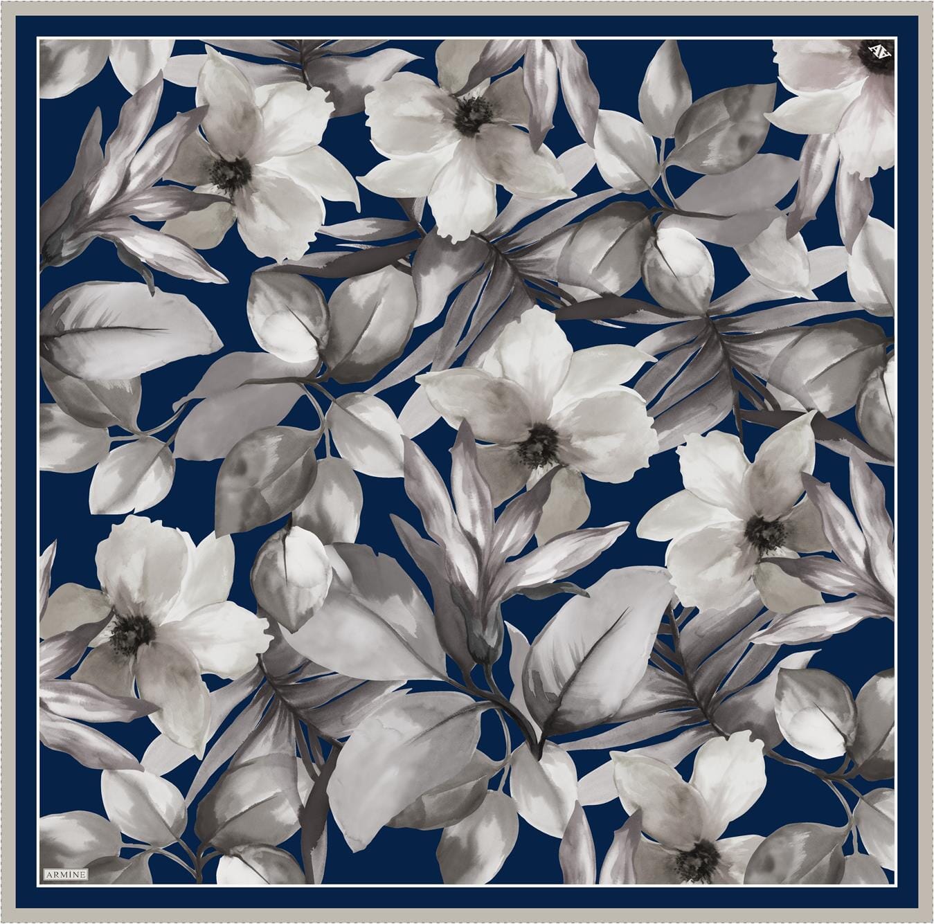 Armine Botanical Dream Silk Scarf #31 Silk Hijabs,Armine Armine 