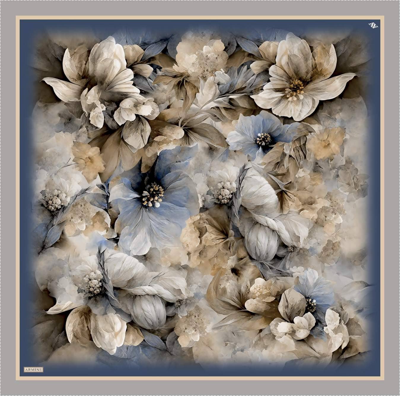 Armine Felicity Floral Silk Scarf 