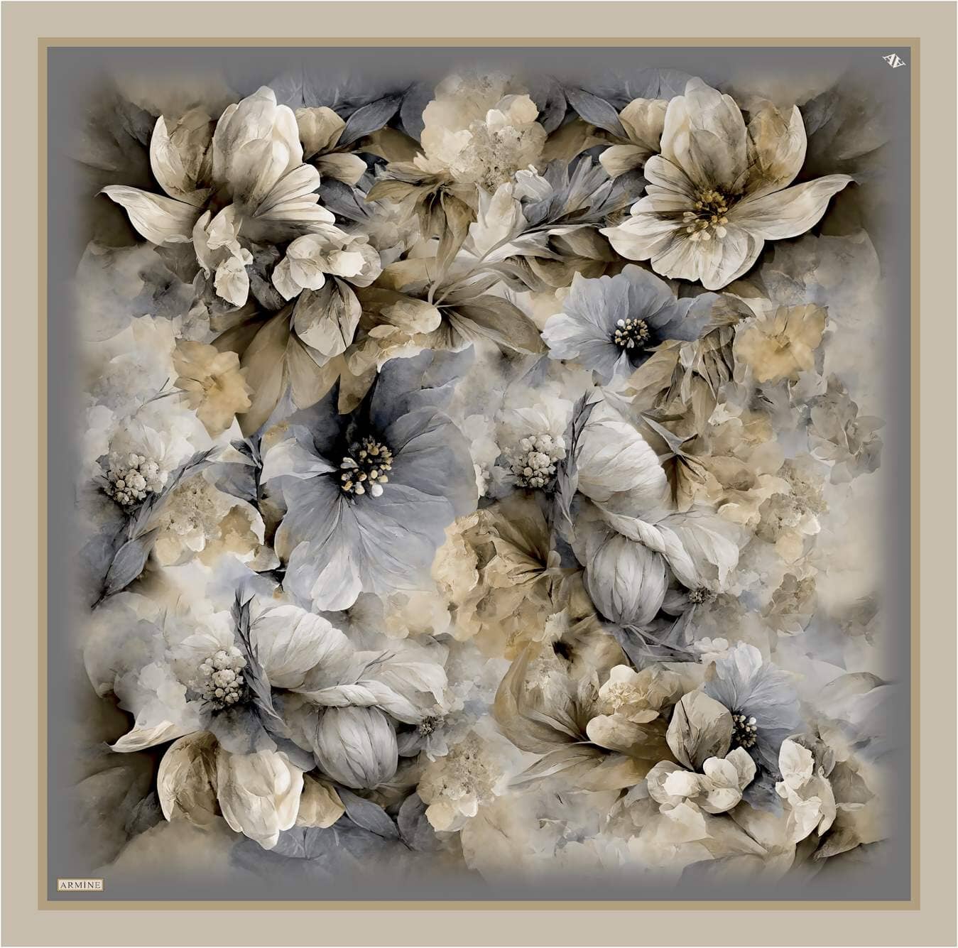 Armine Felicity Floral Silk Scarf 