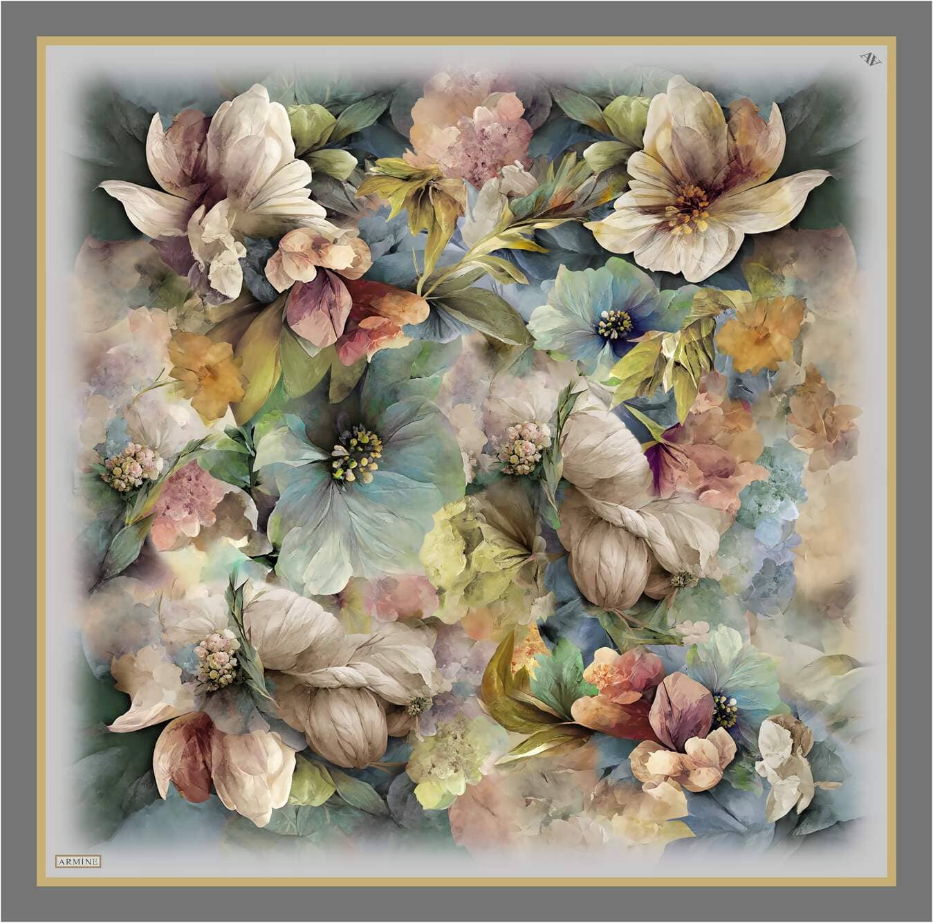 Armine Felicity Floral Silk Scarf 