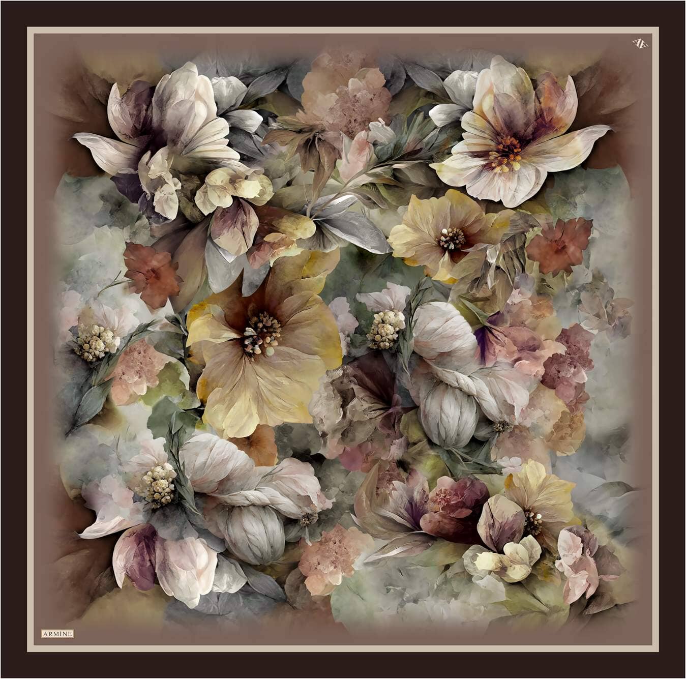 Armine Felicity Floral Silk Scarf 