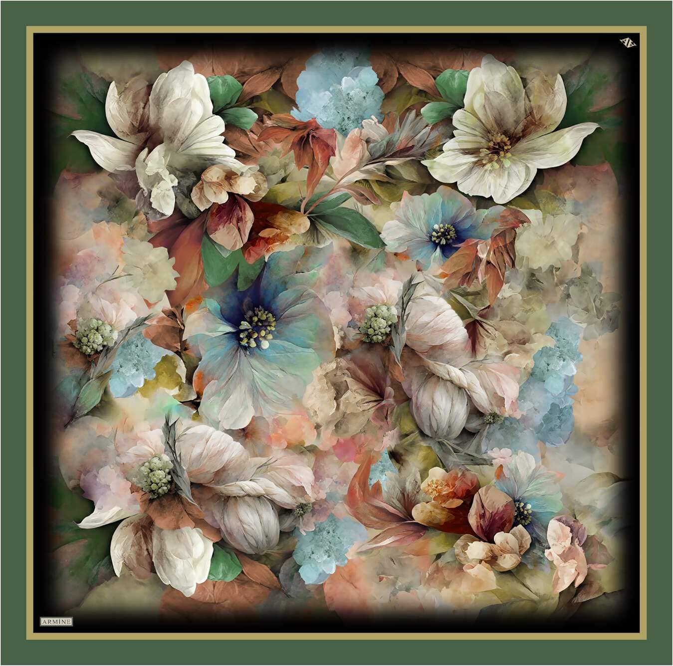 Armine Felicity Floral Silk Scarf 