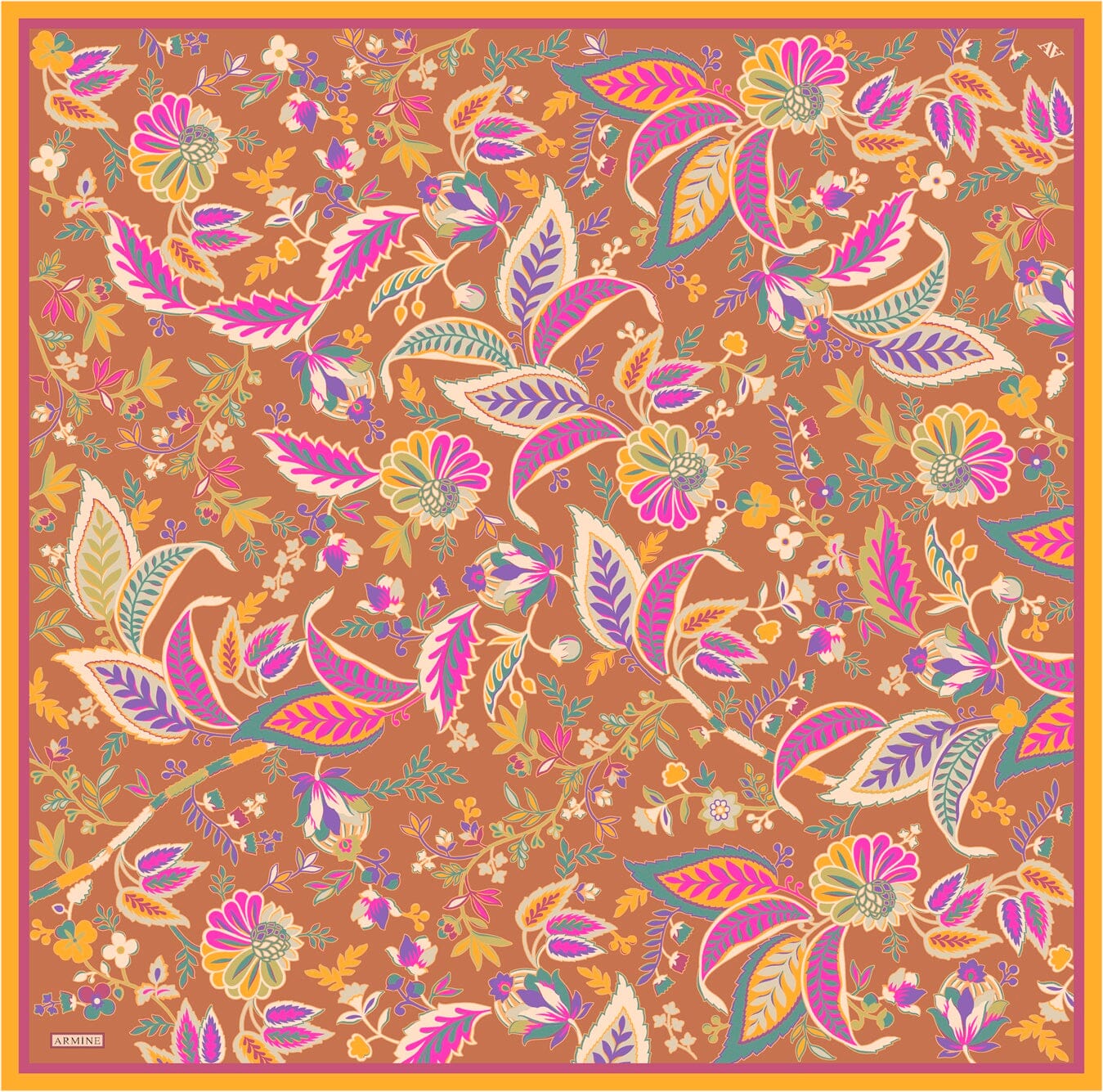 Armine Reverie Garden Silk Scarf #2 Silk Hijabs,Armine Armine 