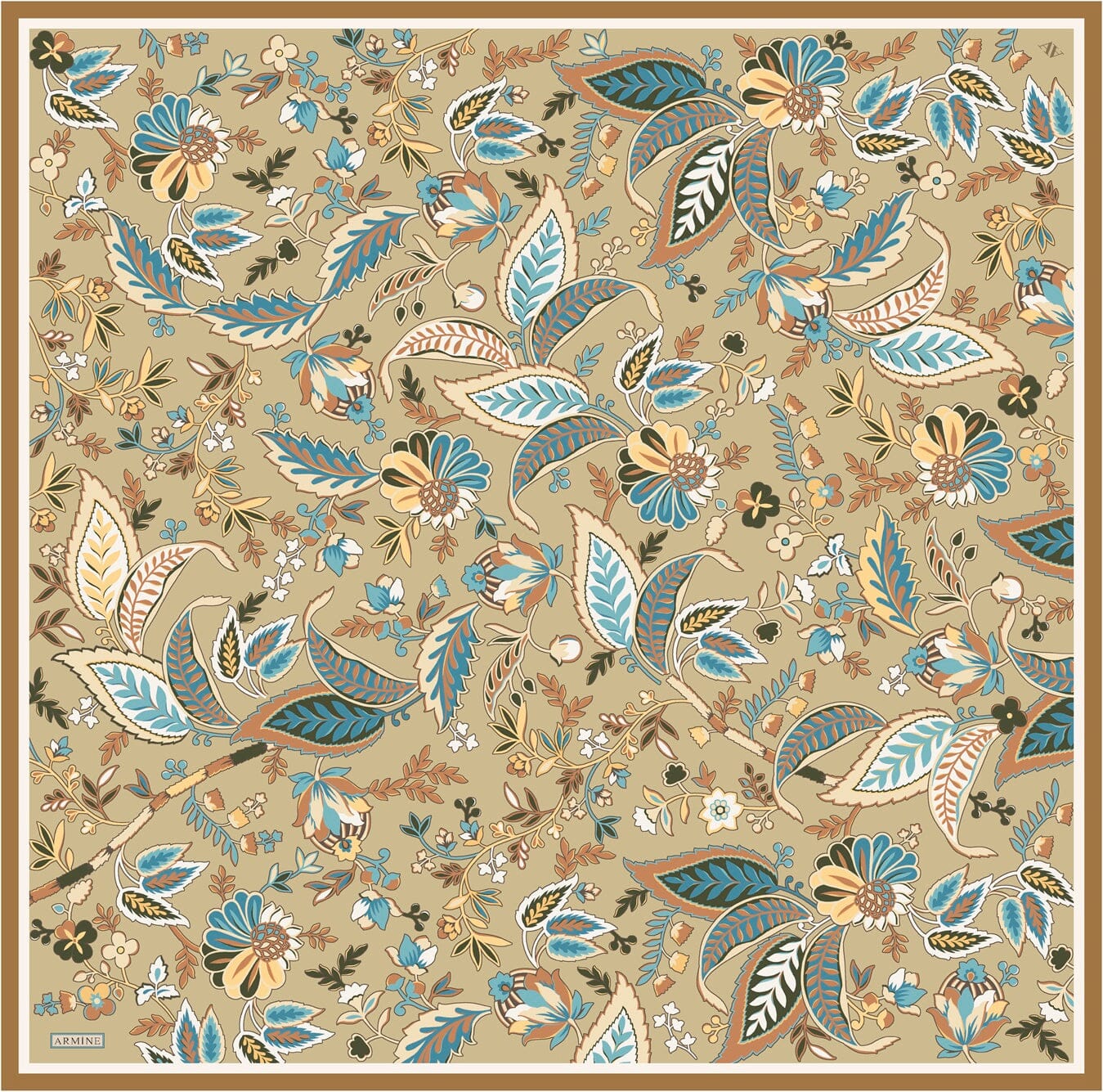 Armine Reverie Garden Silk Scarf #37 Silk Hijabs,Armine Armine 