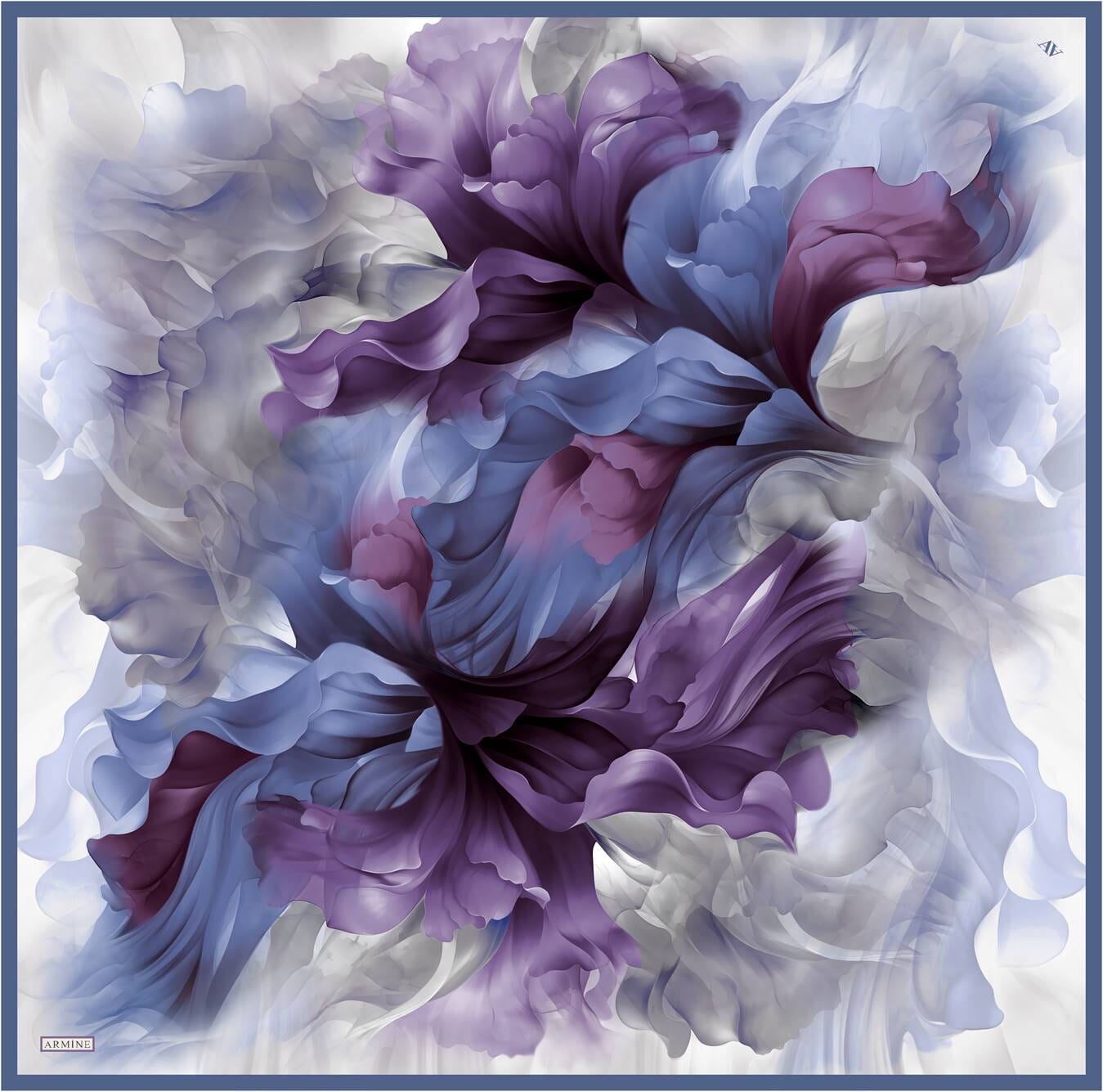 Armine Whispering Petals Silk Scarf 