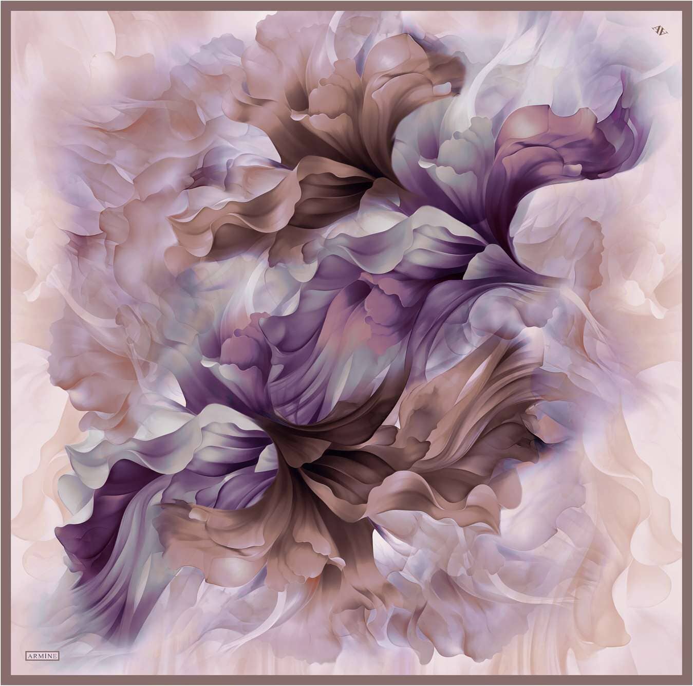 Armine Whispering Petals Silk Scarf 