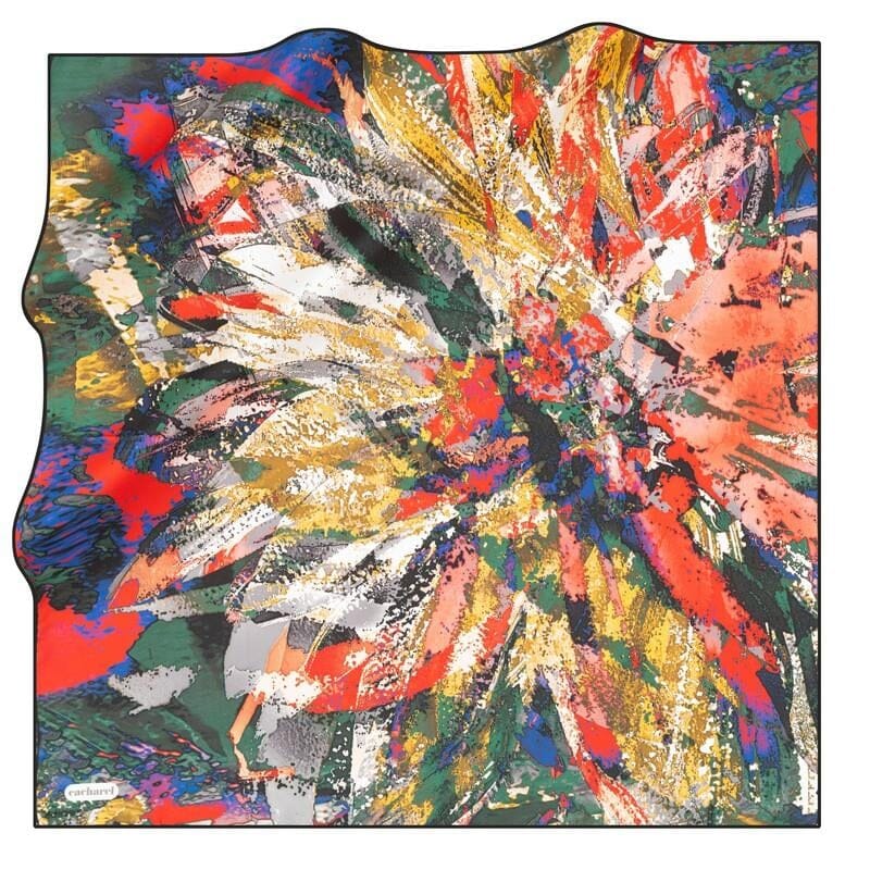 Cacharel Floral Explosion Silk Scarf No. 11 Silk Scarves Cacharel 