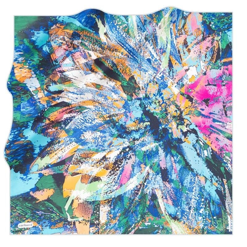 Cacharel Floral Explosion Silk Scarf No. 21 Silk Scarves Cacharel 