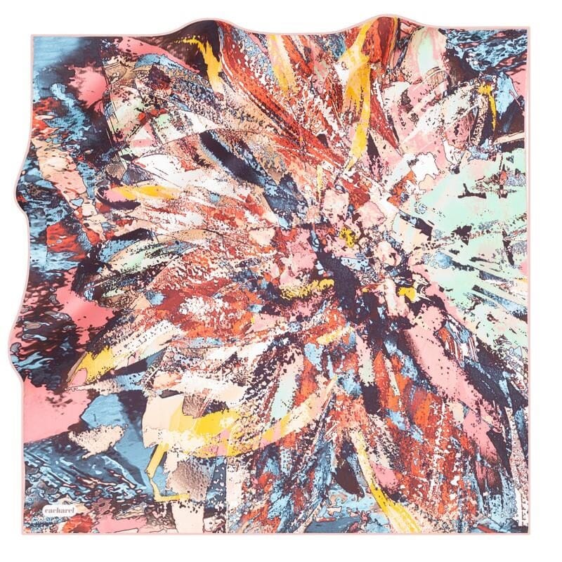 Cacharel Floral Explosion Silk Scarf No. 91 Silk Scarves Cacharel 