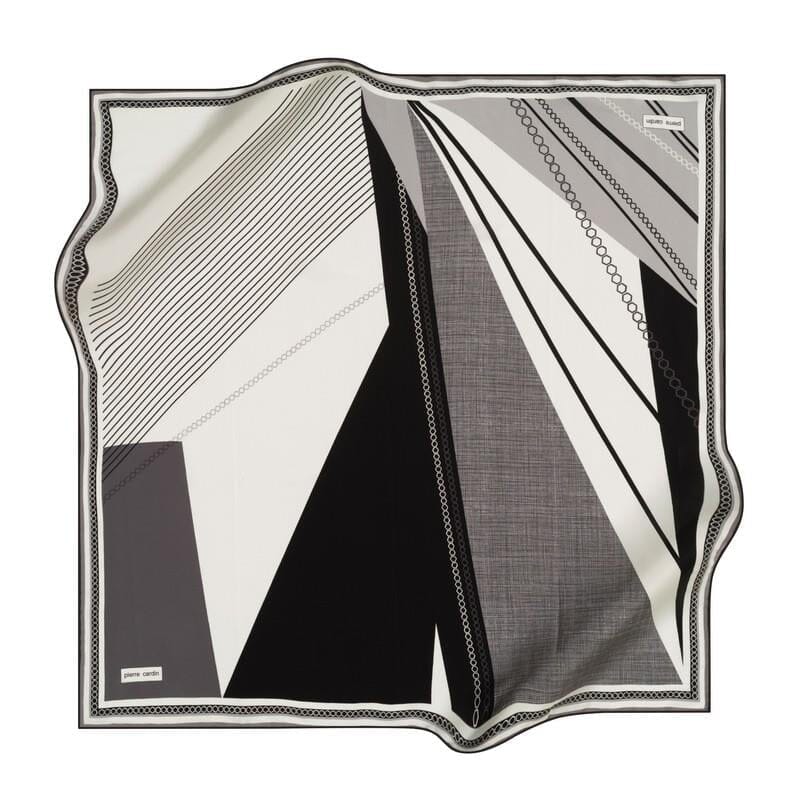 Pierre Cardin Geometric Elegance Silk Scarf No. 12 Pierre Cardin,Silk Scarves Pierre Cardin 