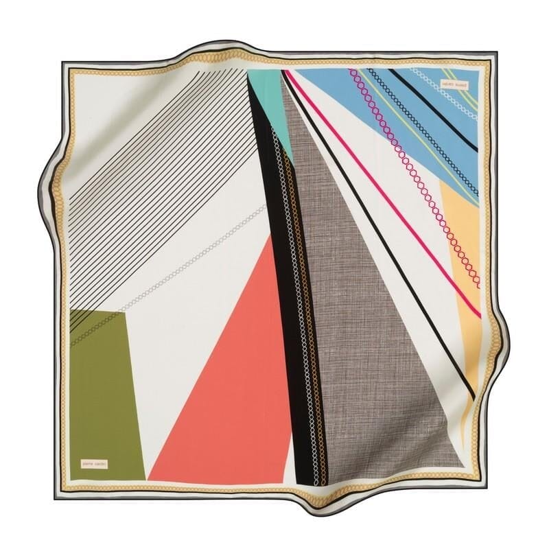 Pierre Cardin Geometric Elegance Silk Scarf No. 13 Pierre Cardin,Silk Scarves Pierre Cardin 