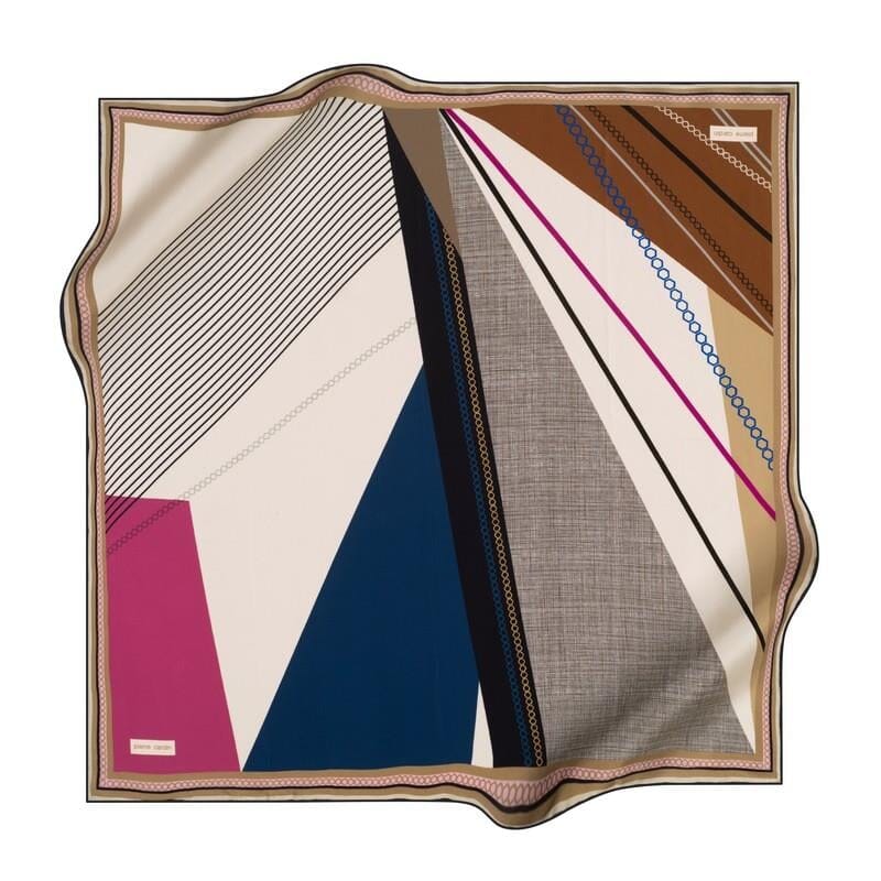 Pierre Cardin Geometric Elegance Silk Scarf No. 21 Pierre Cardin,Silk Scarves Pierre Cardin 