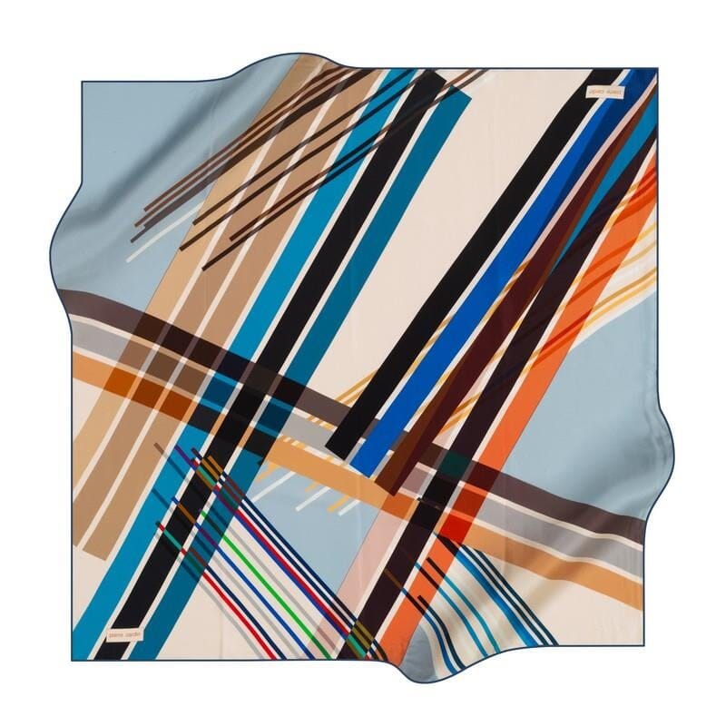 Pierre Cardin Manhattan Silk Scarf No. 22 Pierre Cardin,Silk Scarves Pierre Cardin 