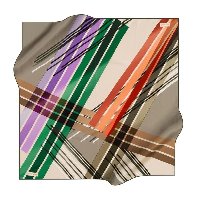 Pierre Cardin Manhattan Silk Scarf No. 51 Pierre Cardin,Silk Scarves Pierre Cardin 