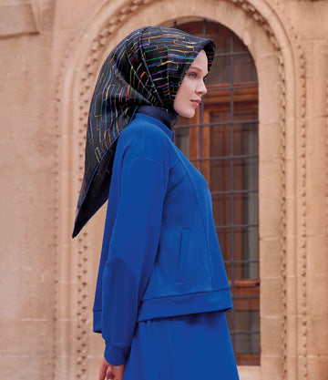 Aker Monogram Classic Silk Scarf #63 – HijabPlanet Co.