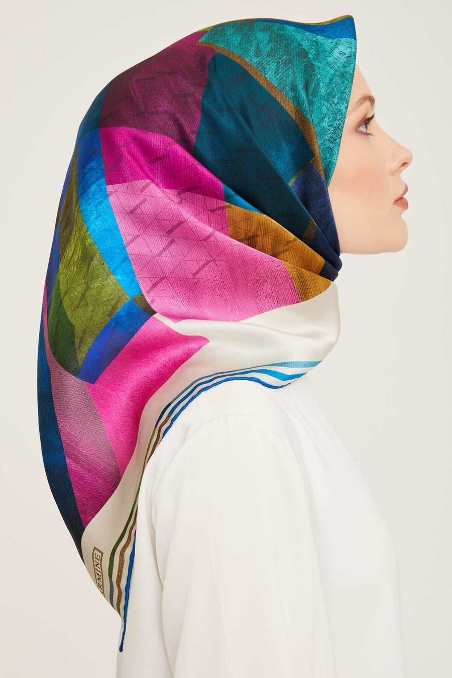 Armine Darwin Modern Silk Scarf #3 – HijabPlanet Co.