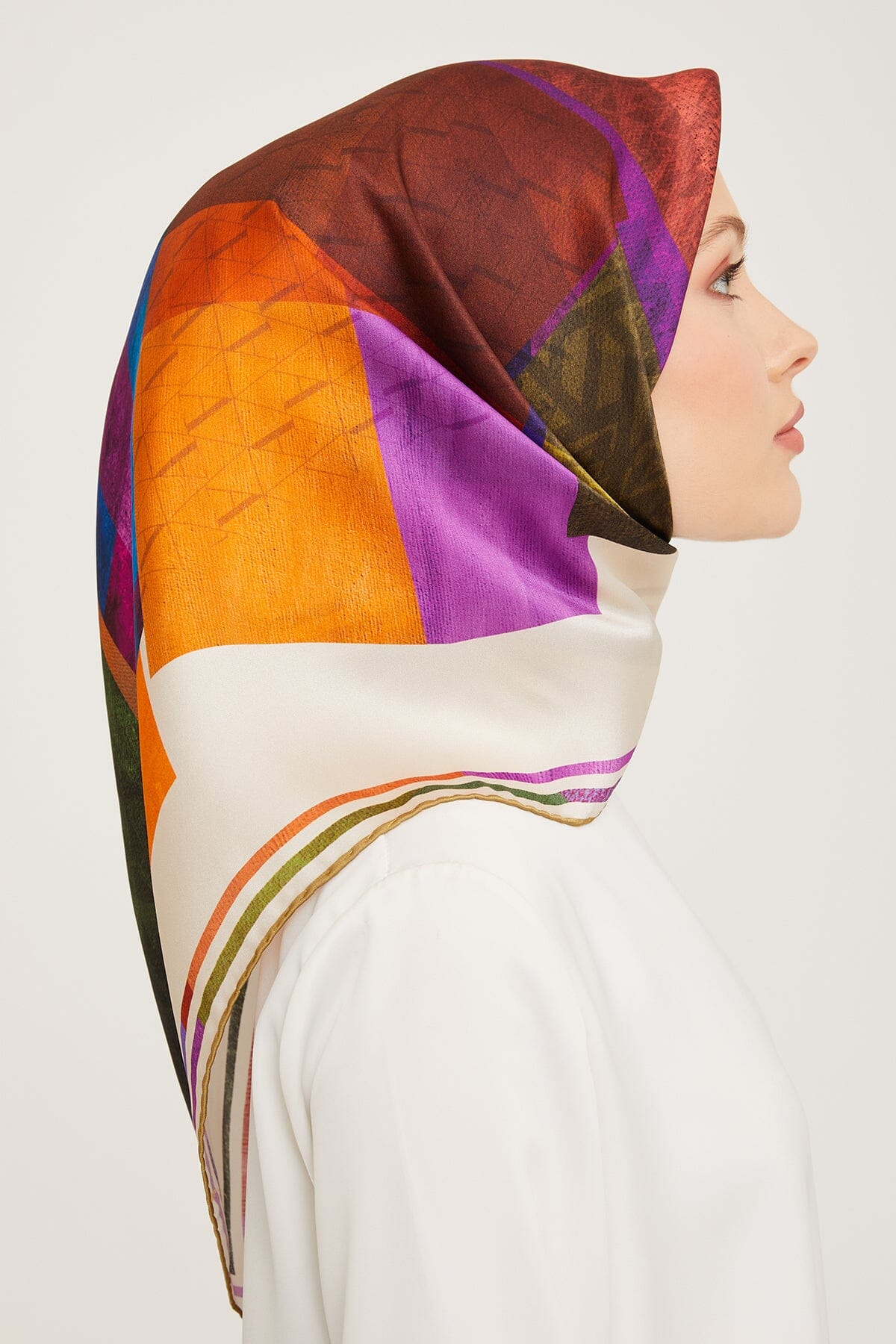 Armine Darwin Modern Silk Scarf #32 Silk Hijabs,Armine Armine 