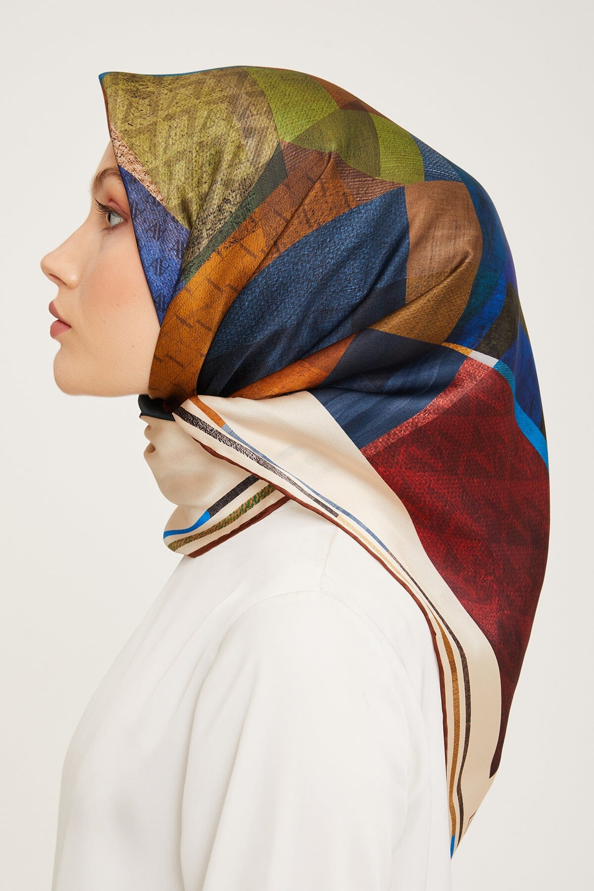 Armine Darwin Modern Silk Scarf #34 Silk Hijabs,Armine Armine 