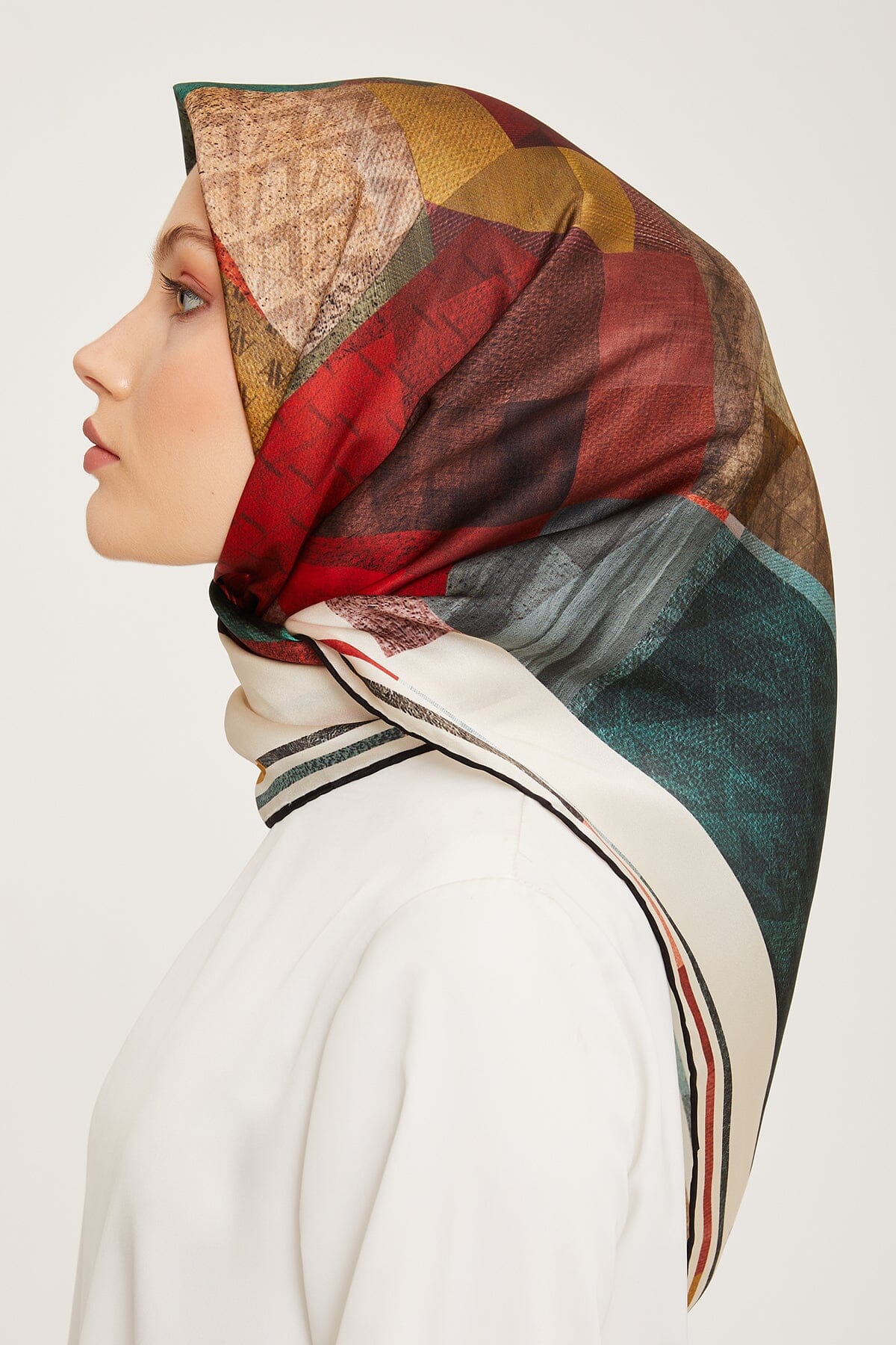 Armine Darwin Modern Silk Scarf #36 Silk Hijabs,Armine Armine 