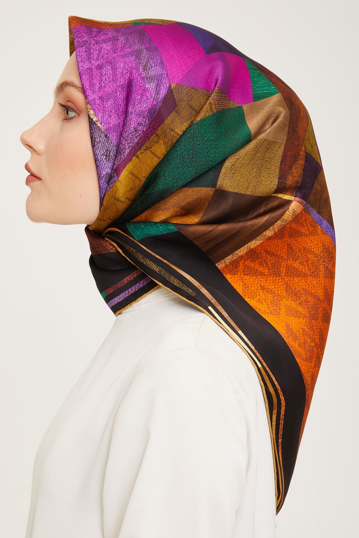 Armine Darwin Modern Silk Scarf #53 Silk Hijabs,Armine Armine 