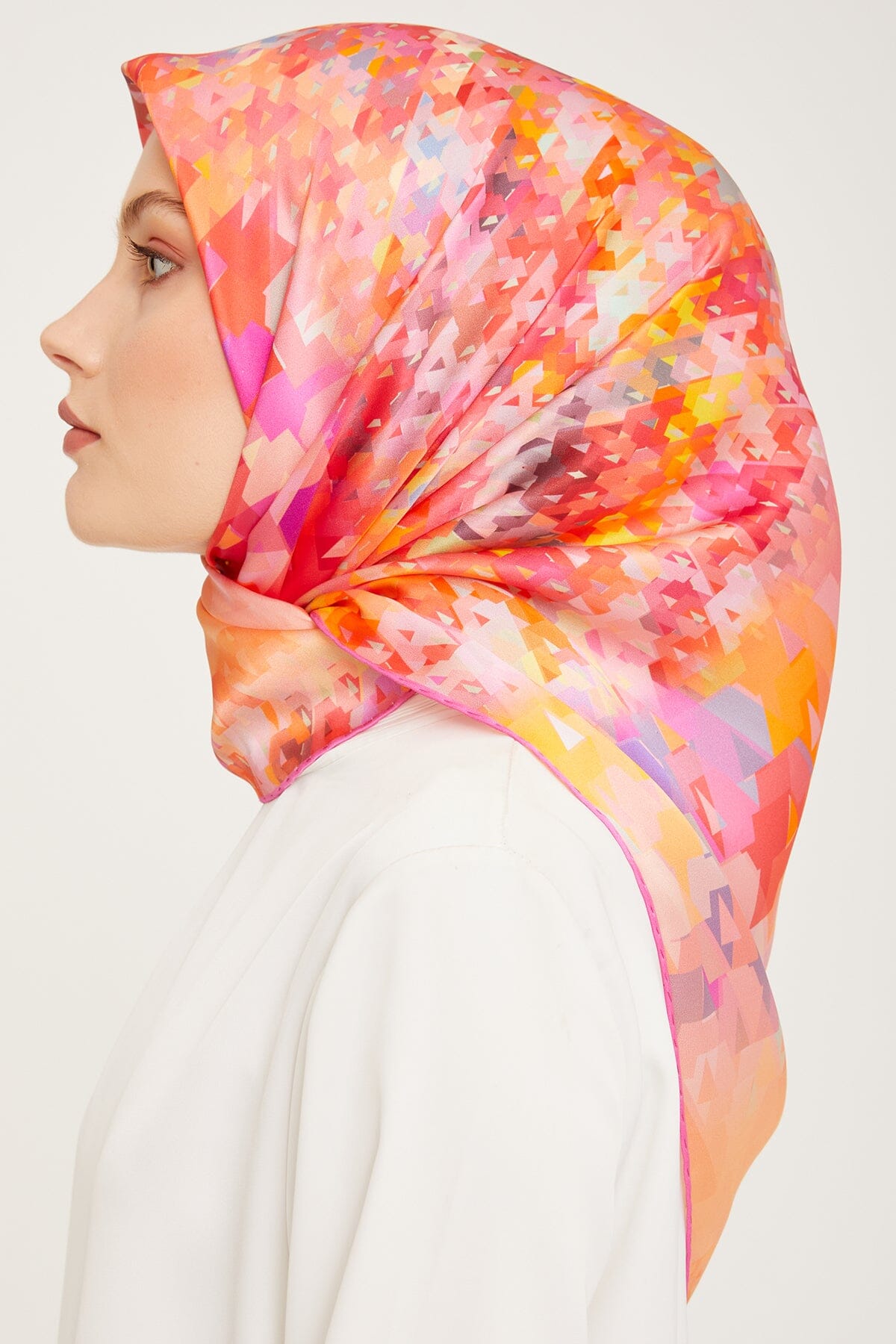 Armine Pixel Chic Silk Scarf #1 Silk Hijabs,Armine Armine 