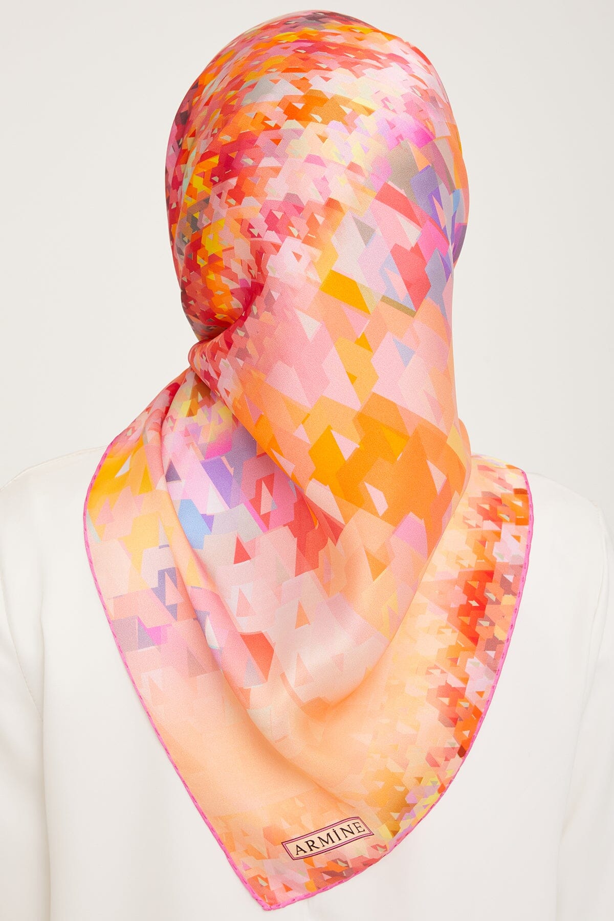 Armine Pixel Chic Silk Scarf #1 Silk Hijabs,Armine Armine 