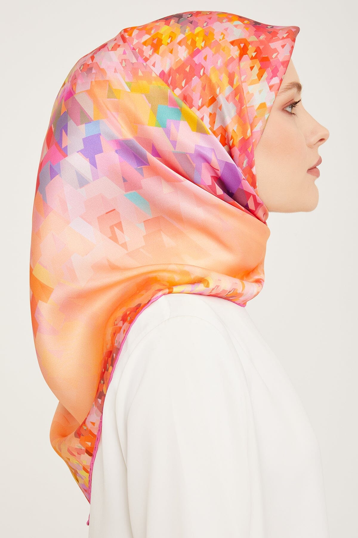 Armine Pixel Chic Silk Scarf #1 Silk Hijabs,Armine Armine 