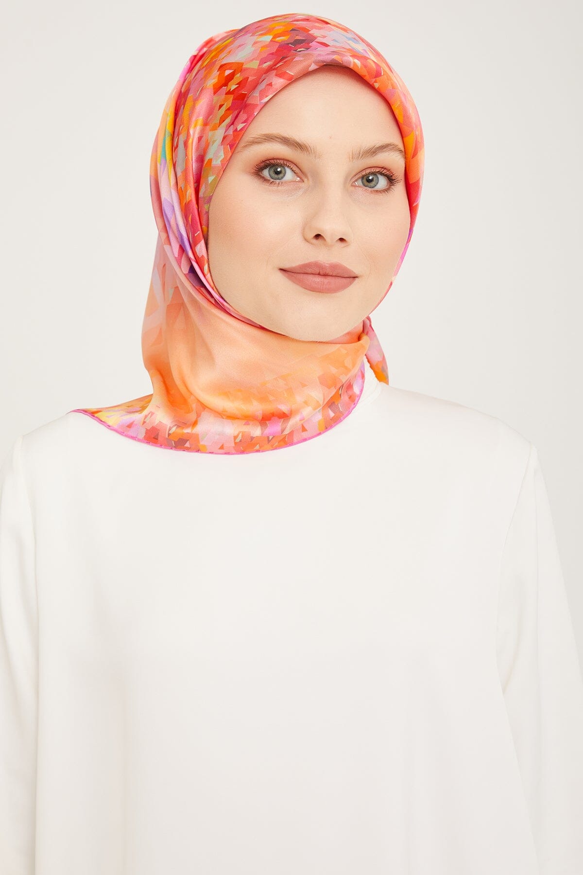 Armine Pixel Chic Silk Scarf #1 Silk Hijabs,Armine Armine 