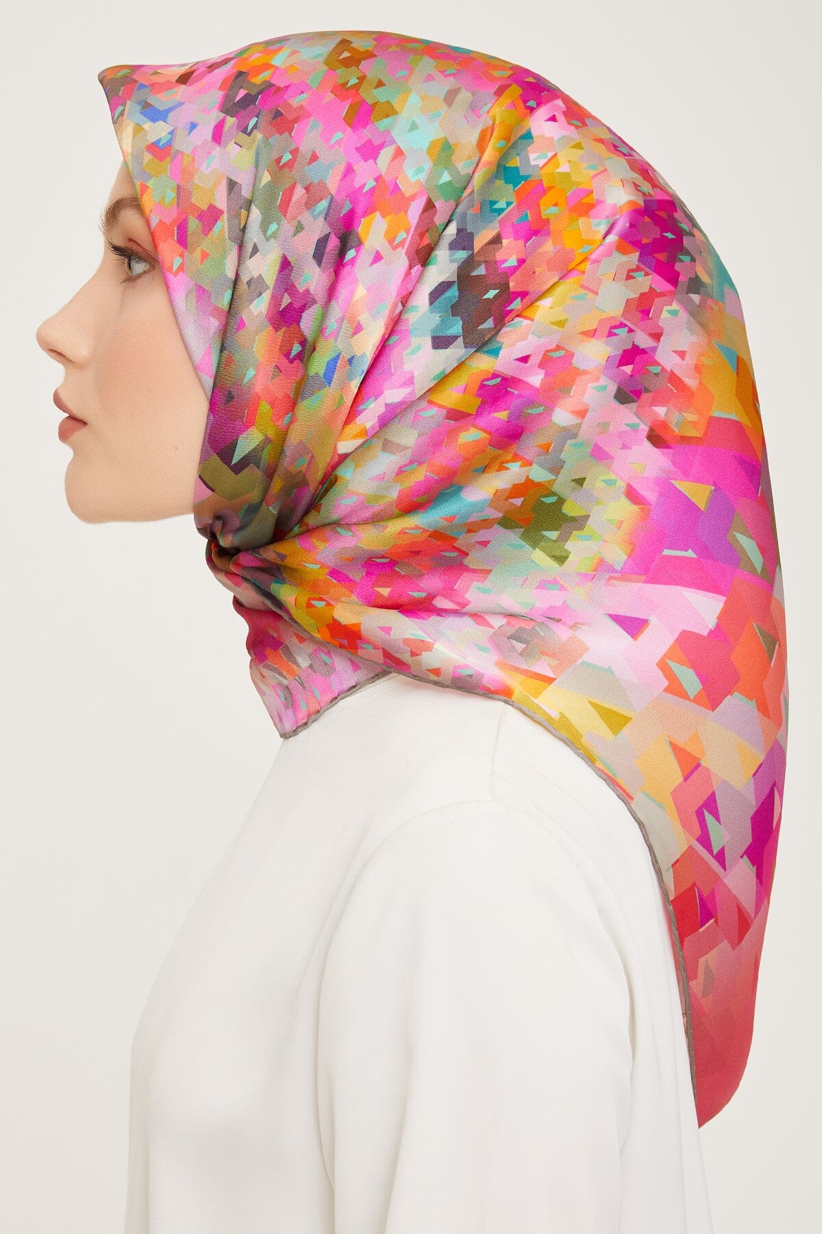 Armine Pixel Chic Silk Scarf #2 Silk Hijabs,Armine Armine 