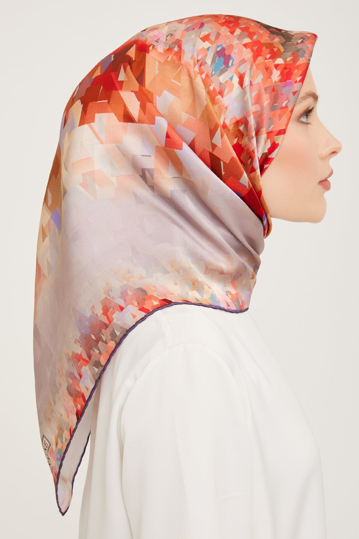 Armine Pixel Chic Silk Scarf #22 Silk Hijabs,Armine Armine 