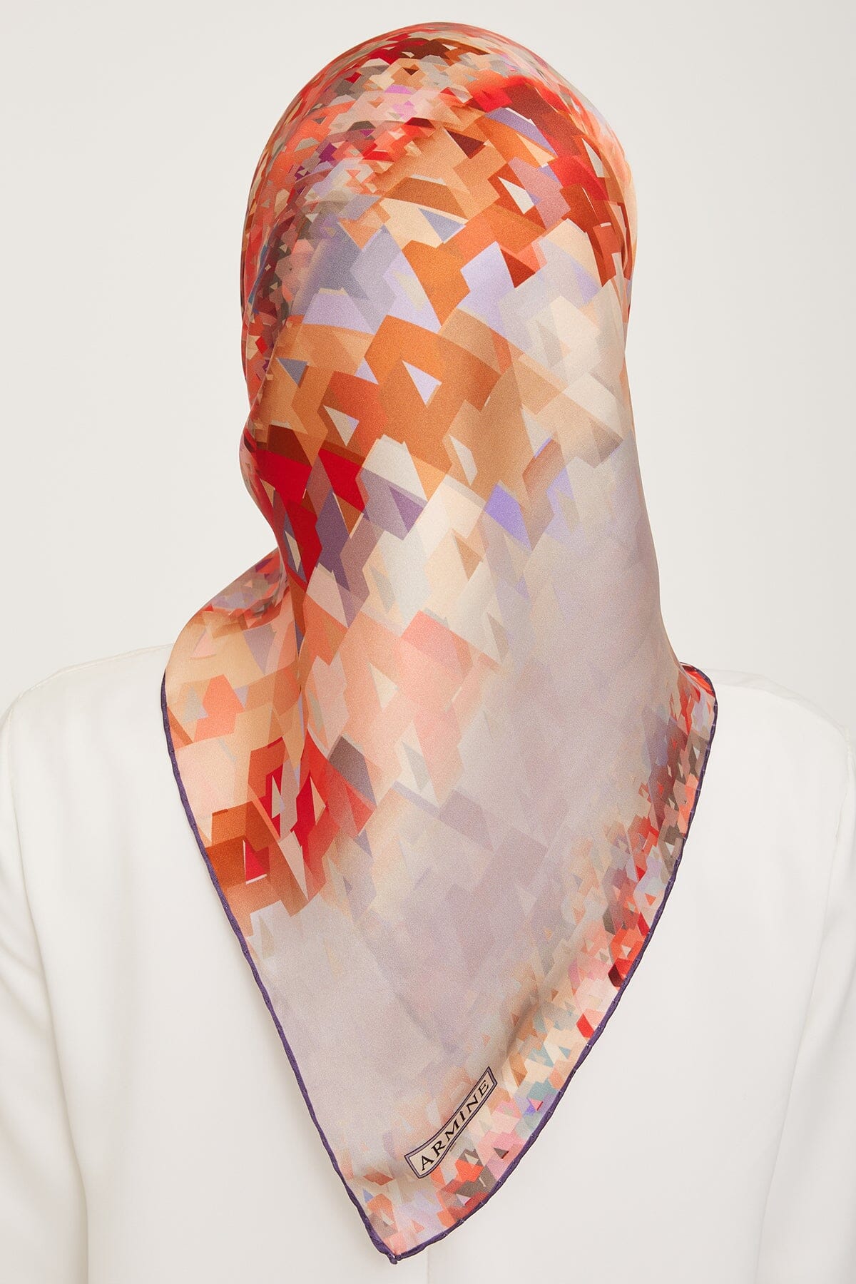 Armine Pixel Chic Silk Scarf #22 Silk Hijabs,Armine Armine 